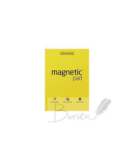 Magnetiniai lapeliai TESLA AMAZING A5 geltoni, 50 lapų