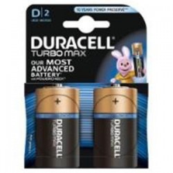 Baterijos DURACELL Turbo D, LR20, 2vnt