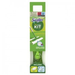 Swiffer Sweeper Starter Kit XXL: šluota,sausos serv.8vnt ir šlapios serv.3vnt