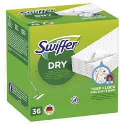 Swiffer Sweeper sausos šluostės, papildymas 36vnt