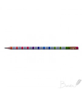 Pieštukas su daugybos lentele 