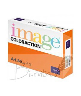 Popierius Image Coloraction A4 80 g. 500 l oranžinė Nr. 48