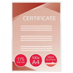 Laminavimo vokeliai GBC, A5, 154x216 mm, 80 mik., blizgūs, 100 vnt.