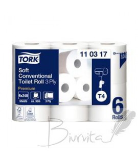 Tualetinis popierius TORK PREMIUM EXTRA SOFT T4, 110317