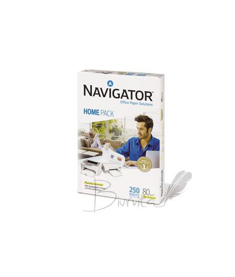 Popierius Navigator HOME PACK A4, 80 g, 250 lapų.