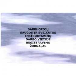 Gaisrinės saugos instruktažų registracijos žurnalas A5
