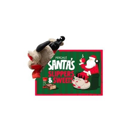 Kalėdinė dovana CHRISTMAS SLIPPERS, su saldainiais, 200 g