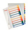Plastikiniai spalvoti skiriamieji lapai ESSELTE, 1-10, A4, MAXI