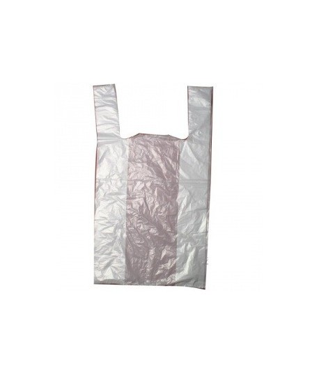 Pakavimo maišeliai su rankena 40/10 x 65 , 25 mikr. 100 vnt. 1,6 kg