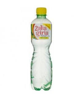 Žaliųjų citrinų skonio šaltinio vanduo ŽALIA GIRIA gazuotas, 0,5 l
