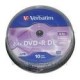 Kompaktinis diskas Verbatim DVD+R, pakuotėje 10 vnt.