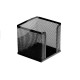 Dėžutė užrašų lapeliams ICO, 10 x 10 cm, juodos spalvos