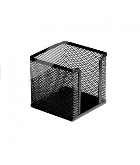 Dėžutė užrašų lapeliams ICO, 10 x 10 cm, juodos spalvos