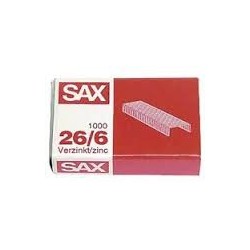 Sąsagėlės SAX 26/6, 1000 vnt.