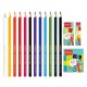 Spalvoti pieštukai NATARAJ, 12 spalvų su drožtuku