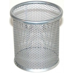 Pieštukinė OD, metalinė, perforuota, didelė, sidabrinės spalvos
