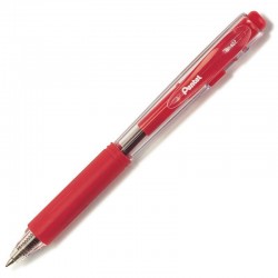 Automatinis tušinukas PENTEL BK 437, 0,7 mm raudonas