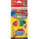 Tribriauniai spalvoti pieštukai COLORINO KIDS, 12 spalvų