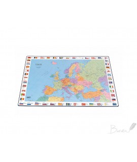 Stalo patiesalas Bantex Europos žemėlapis, 44 x 63 cm.