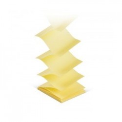 Lipnūs lapeliai POST-IT Z notes 76 x 76 mm, geltoni-rožiniai