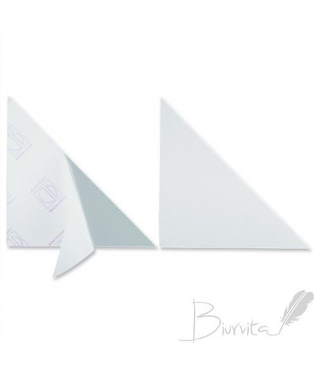 Priklijuojama trikampė kišenė dokumentams DURABLE CORNERFIX, 175 x 175 mm, 8 vnt.