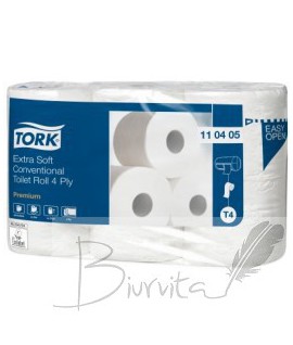 Tualetinis popierius TORK PREMIUM EXTRA SOFT CONVENTIONAL , T4,110405. 6 vnt/pake