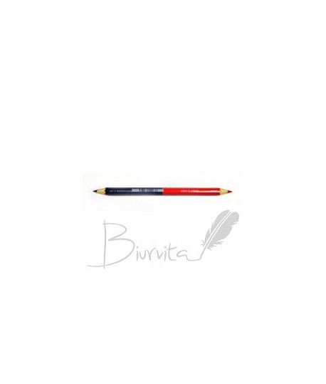 Pieštukas KOH-I-NOOR JUMBO, dvipusis-mėlynas, raudonas