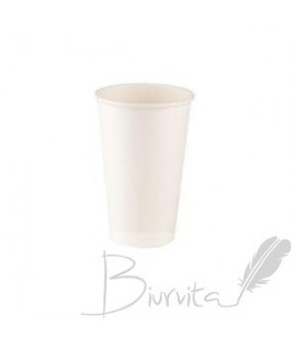 Vienkartiniai popieriniai puodeliai 118 ml, D63 mm, 50 vnt. balta sp.