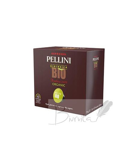 Kavos kapsulės PELLINI BIO,75 g