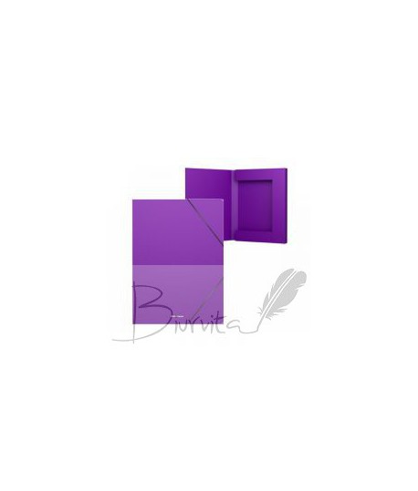 Aplankas - dėžutė su gumele ErichKrause, A4. 30 mm, violetinė