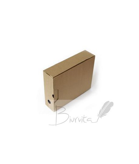 Archyvinė dėžė SMLT, A4, 247 x 82 x 305 mm , ruda