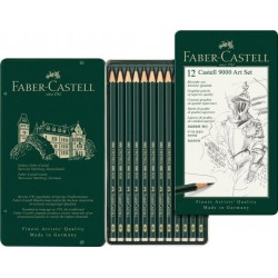 Pieštukų rinkinys FABER CASTELL 9000 Art Set, 12 vnt.