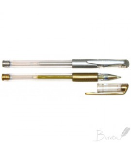 Gelio rašiklis CLY-F 0,8 mm, auksinė sp.