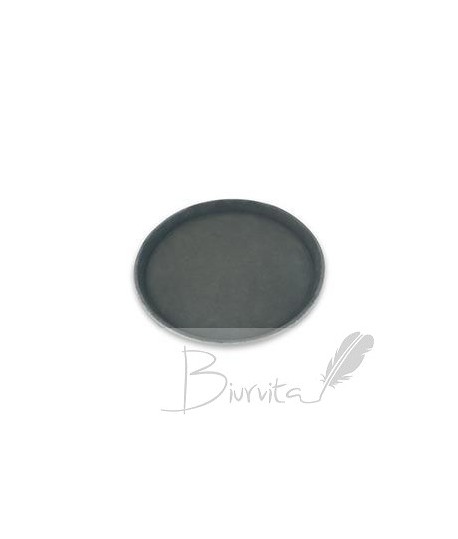 Barmeno padėklas, neslystantis, juodas, D 36 cm, 1vnt