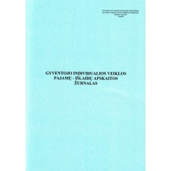 Gyventojo ind.veikl.pajamų-išlaidų apsk.žurnalas A4