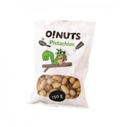 Kepinti ir sūdyti pistacijų riešutai O!NUTS, 150 g