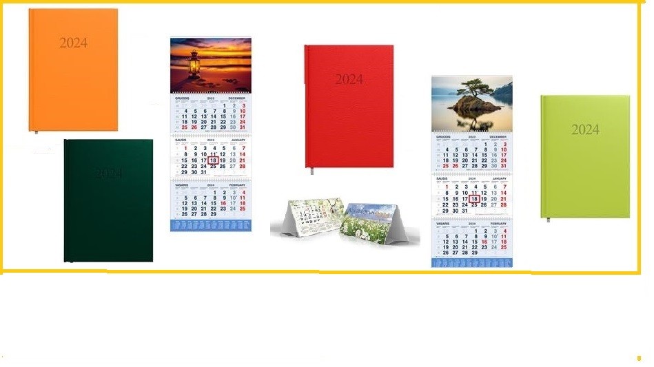 Darbo knygos,kalendoriai